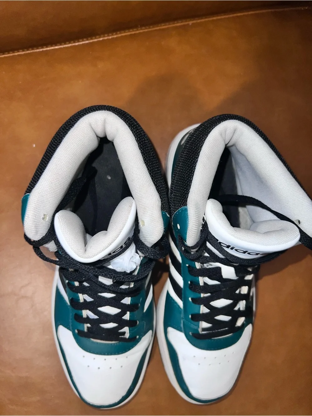Adidas Hoops 2.0 Mid 'Black Green' FW5995 Men's size 9.5